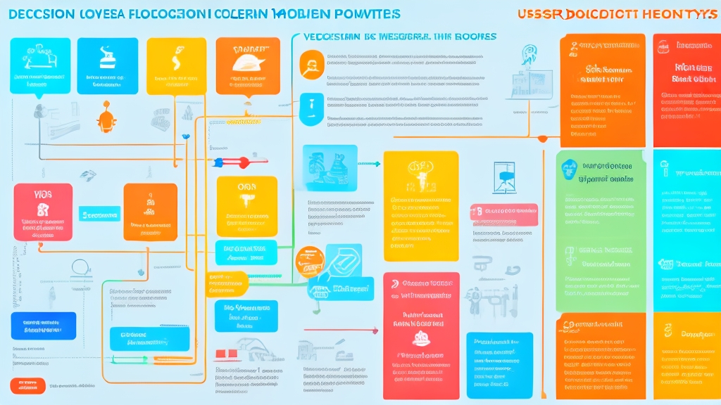 Döntési folyamatábra infografika hősugárzó típusok kiválasztásához különböző szobák használati szokások és költségvetési szintek ikonjaival
