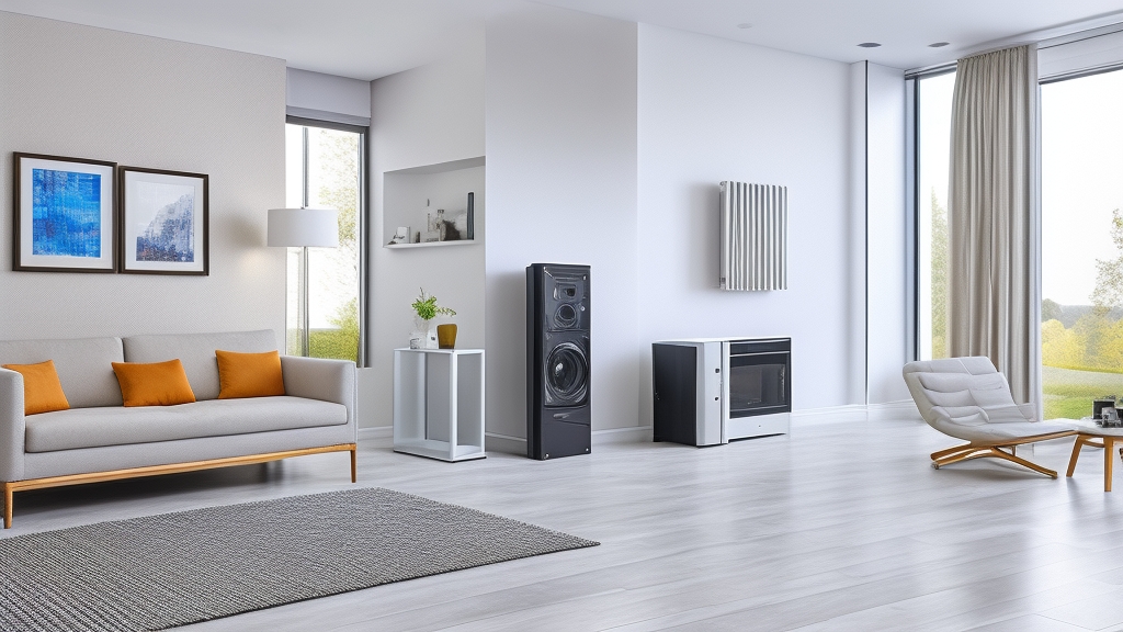 Elektromos hősugárzó típusok bemutatása konvektorok olajradiátorok panelfűtések és ventilátoros fűtőtestek modern nappali környezetben